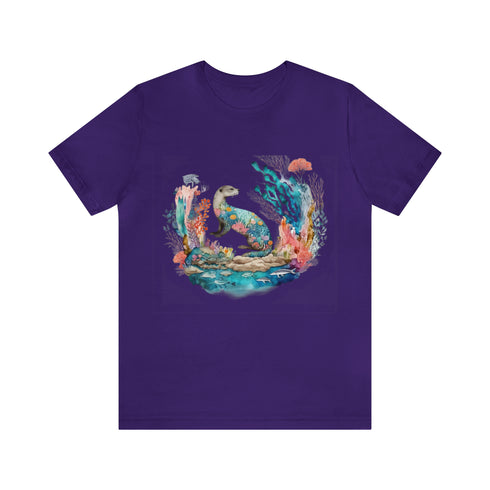 Oceanic Dreams - Short Sleeve Tee Team Purple